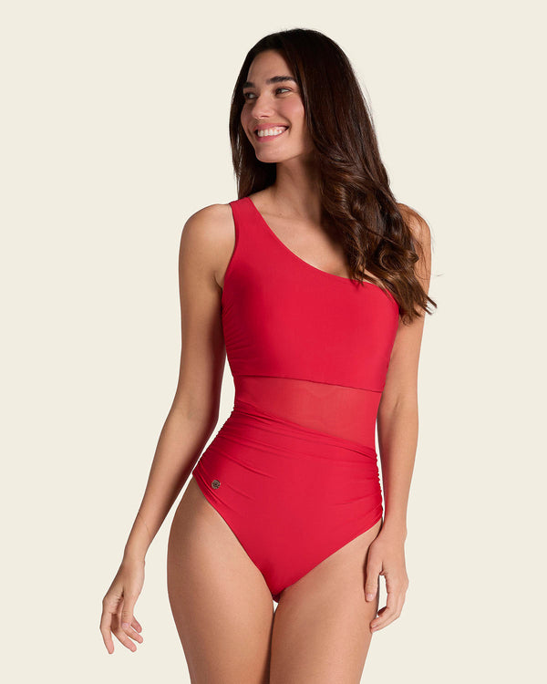 Sculpted Style: Why the Bedøvelse One-Shoulder One-Piece Shaping Badedragt Is Your New Favorite Swimsuit