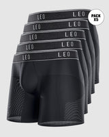5-Pack High-Tech Mesh Boxer Briefs with Ergonomic Pouches